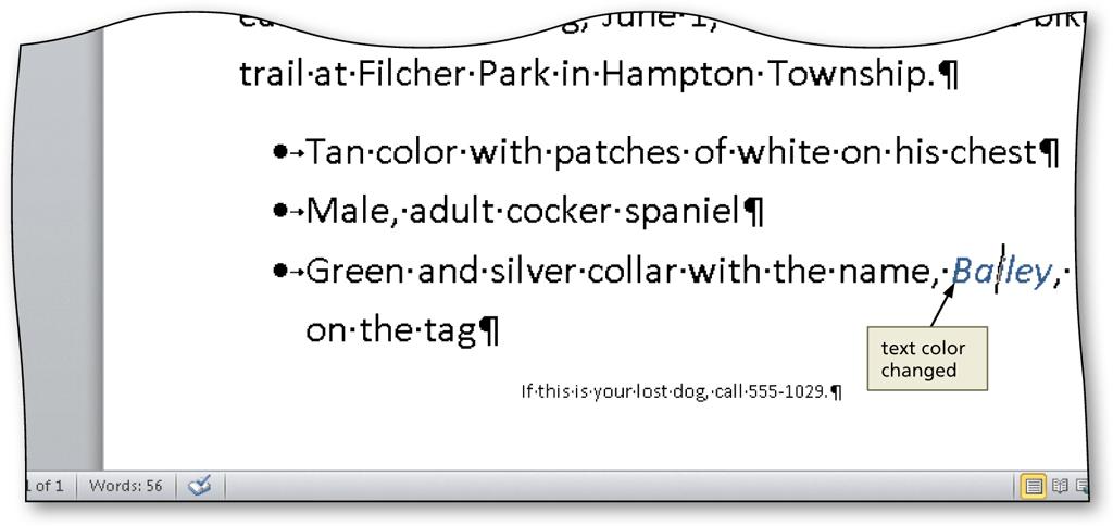 Coloring Text Creating, Formatting, and