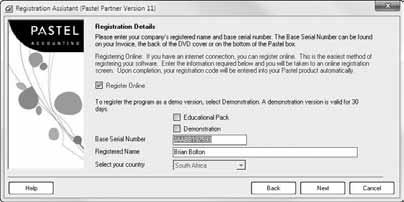 Multi-user Server; Demonstration. Use the Workstation Registration option to link workstations to a multi-user registration.