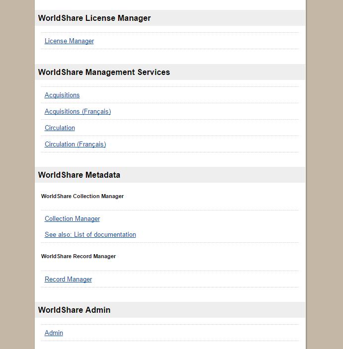 (Continued) Then click on Record Manager to bring up the extensive help information available from OCLC.