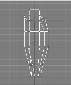 the torso) Add another vertex in the same way to the lower edge of the same polygon and move that down to make a rounder shape for the arm socket.