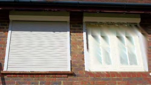 SG 41mm foam filled aluminium shutter A very smart looking shutter that is ideally suited to internal use where low level security is