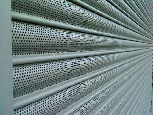 When you need a big shutter with great visibility, available in white or brown.