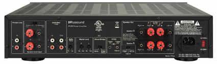 Russound Resource Guide 2017-2018: Amplifiers: Integrated Two-Channel Amplifiers 29 System Amplifiers with Front Panel Controls P125 Two-Channel,
