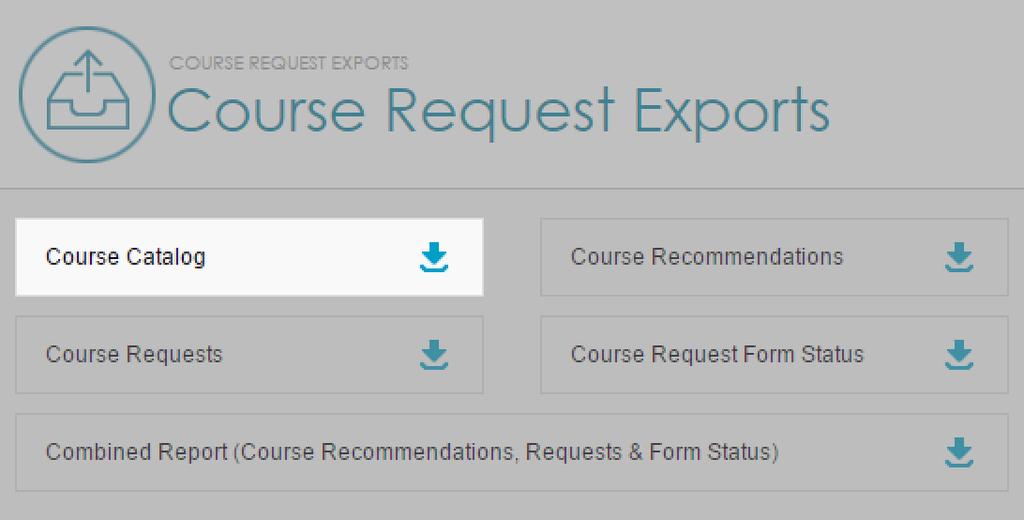 12.14 Export the Course Catalog To export the course catalog as an HTML document, follow these steps: 1.