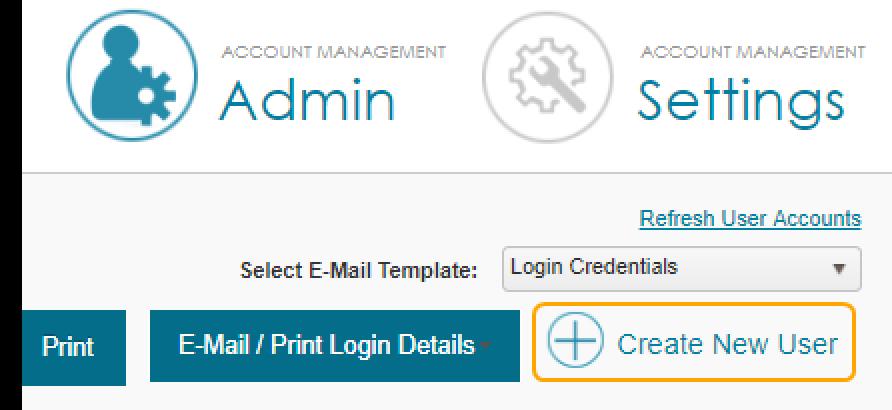 1.2 Create an Administrator Account Although your master administrator login of "plusportaladmin" is the main administrator account, you can create accounts for other administrators.