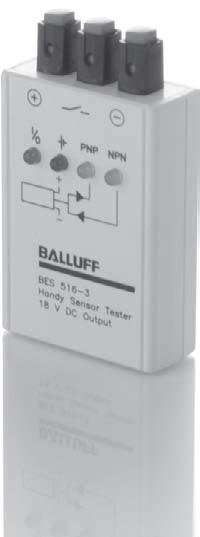 mm deep BES 16-3 18 V DC 1 power indicator 2 9 V batteries 3 spring-loaded terminals IP 21
