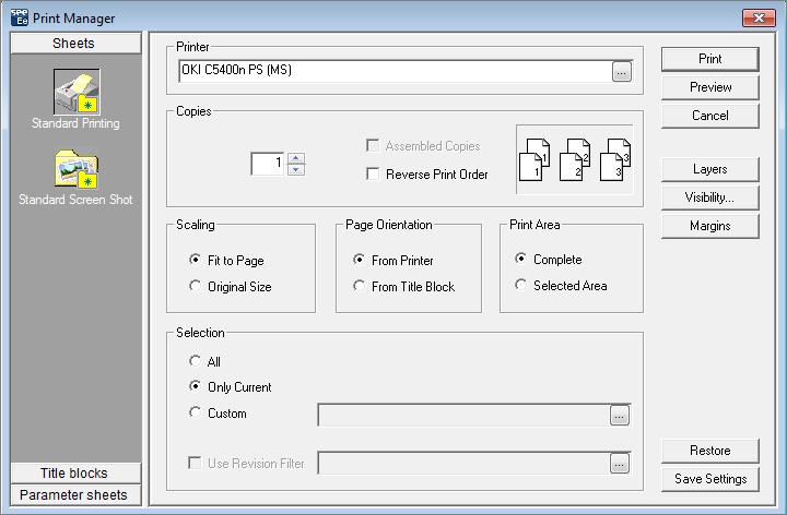 B.3. PRINT THE PROJECT SHEETS Click File