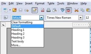STEP 4: FIRST LINE INDENT FORMATTING Step 4.1: Default formatting.