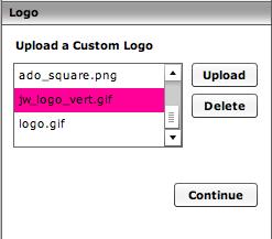 When you have finished setting your options for Fonts, click Continue to collapse the panel and move to the next panel.