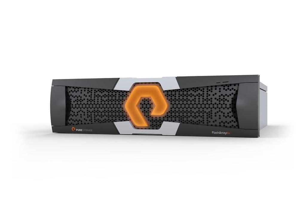 PURE STORAGE FLASHARRAY//M STORAGE ARRAYS FlashArray//m storage arrays make server and workload investments more productive, while also lowering storage spend.