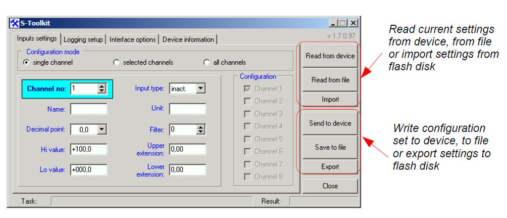 3. USING PROGRAM User manual for Data Logger and cooperating software Fig. 3.1.