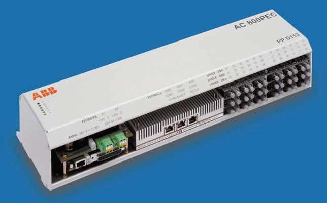 Windows 2000 integrated, IEC 61131-3 compliant engineering tool. A special add-on includes AC 800PEC-specific functionality.