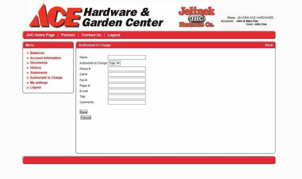 Complete the Authorization form with the necessary information. For Jelinek Hardware Co.