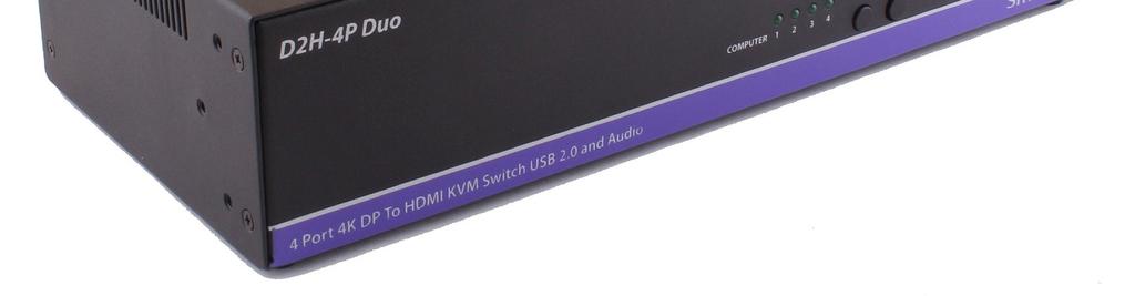 2-Port HDMI out, 4K Ultra-HD