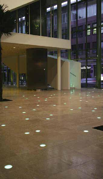 With the correct illuminator these pavers can change color or be configured for RGB operation
