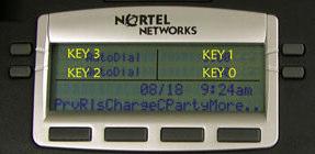 Line Keys 521 - #### Inter-office dialing Enter only the 4 digit