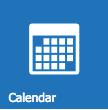 CALENDAR Use your personal calendar to keep track of deadlines, events and class schedules. You can select the calendar display to show the month, week or day. Use the arrows to navigate through them.