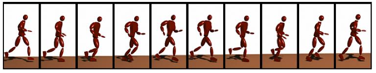 Motion capture A method for creating complex motion quickly: