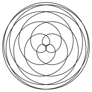 One of the more common types of roulettes is the spirograph, wherein a circle rolls along a fixed circle.