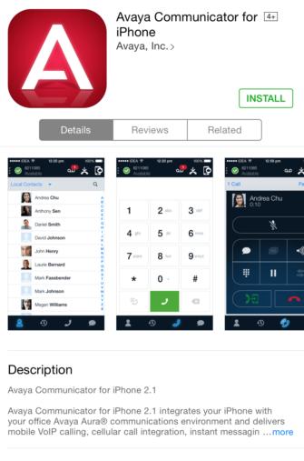 Product documentation The following customer documentation has been issued for Avaya Communicator for iphone Release 2.1 Avaya Communicator Overview for Android, ipad, iphone, and Windows 2.