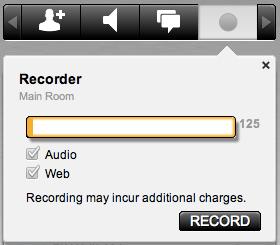 The audio recording session will begin after you hear the voice prompt, conference record has joined the conference followed by a beep.