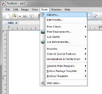single PDF files) Global Activation/Deactivation Launch menu Tools > Options to open the global settings.