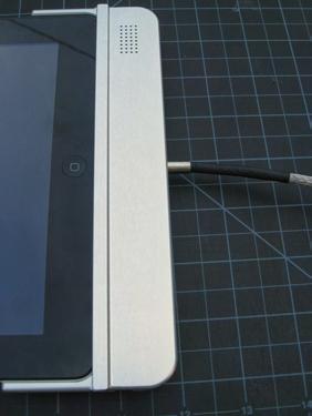 Installing secure cover (portrait) Make sure the ipad is pressed firmly into the frame and then carefully align and