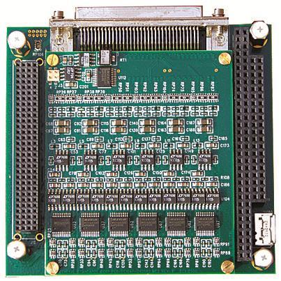 PC104P-24DSI12 12-Channel 24-Bit Delta-Sigma PC104-Plus Analog Input Board With 200 KSPS Sample Rate per Channel and Optional Low-Power Configuration Available also in PCI, cpci and PMC form factors