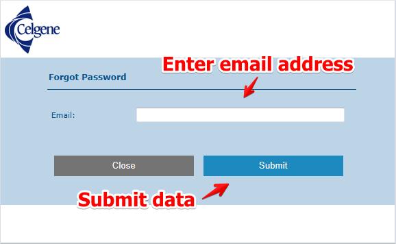 9.1 Forgotten Password From the login page click Forgot Password to start password reset process