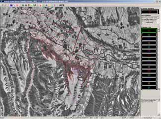 IKONOS Geo image mosaic (color) - orientation with RPCs -DTM 5 m raster grid