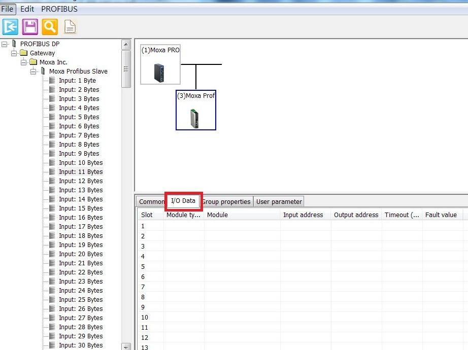 Step 5: Configure the I/O module for the specific PROFIBUS slave device