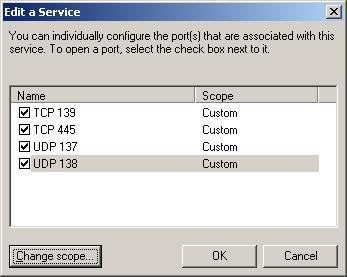 8)Once finish customize the port setting you should get the below screen where the Scope