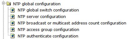 4.15 NTP configuration. Choose NTP configuration, and the following page appears.there are "NTP global configuration", "NTP interface configuration", "NTP configuration", configuration web pages. 4.