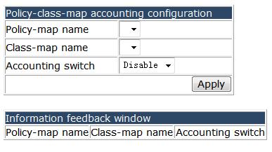 the following page appears.you can enable or disable the policy-class-map. 4.16.4.2 Aggregate policy configuration.