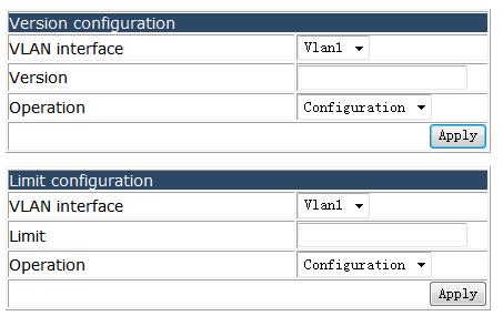 page appears.you can set the MLD version and limit parameter. 4.21.1.5 MLD Join Group configuration.