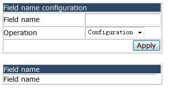 name configuration, and the following page appears.you can configure the MSTP field name. 4.23.1.
