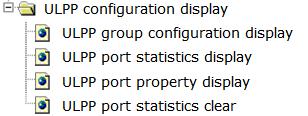 25.4.1 ULPP group configuration display. Choose ULPP configuration > ULPP configuration display > ULPP group configuration display, and the following page appears.