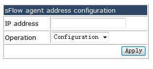 you can set the IP address and destination port for each physical port. 4.32.3 sflow agent address configuration.