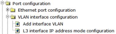 4.3.1.5 Port scan mode. Choose Port configuration > Ethernet port configuration > Port scan mode, and the following page appears.you can change the port scan mode to Mode-interrupt or Mode-poll mode.