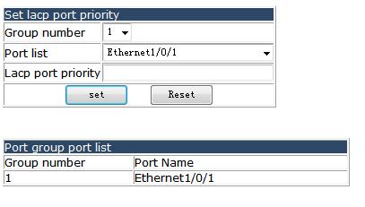 4.11.8 Set LACP system priority.