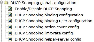 4.12.4.2 Show IP-MAC binding. Choose DHCP configuration > DHCP debugging > Show IP-MAC binding, and the following page appears.you can show the IP and hardware address binding information. 4.12.4.3 Show conflict-logging.