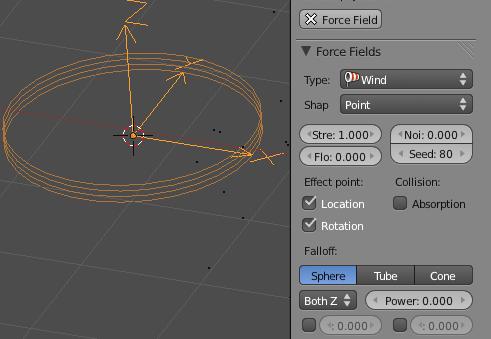 They can now be applied directly to the particle system (see Force Field Settings panel) or added to another object.