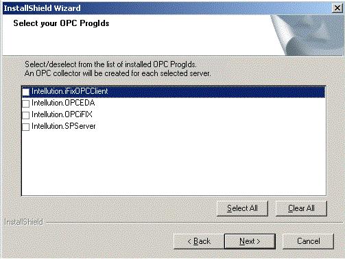 Proficy Historian OPC Collector If you want to configure a remote OPC server, then follow the instructions given. Else, click Next button. 1.