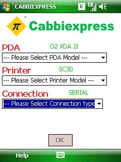 Settings Before using Cabbiexpress, you must first check the settings to ensure that the program will run efficiently.