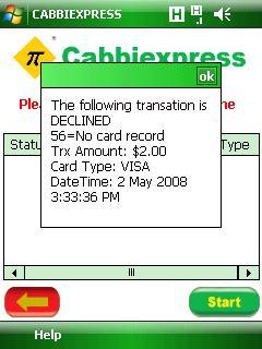 If you are already logged into Cabbiexpress, you may skip the first steps. Start Cabbiexpress. Log in. Tap Upload. You will see upload blinking if there are any pending transactions. Fig.6 Fig.