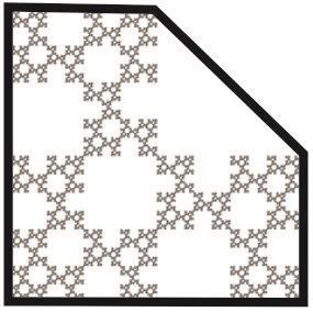 vertices that are not on the unit square.