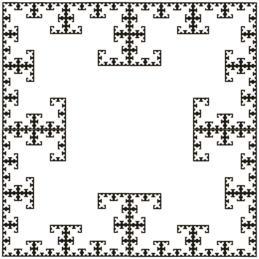 Fractals Tiled with Sierpinski Relatives Here we present a selection fractals created by tiling together copies of one particular symmetric relative.