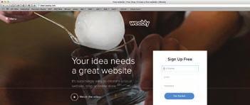 An Quick Introduction to Weebly Weebly is an online, template-driven website creation tool.