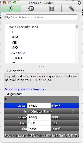 If Statement allows you to classify values from a set of numbers. Press the fx button and select the IF.
