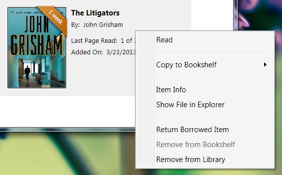 When your library e-book has expired If your e-book has expired but you have not connected your Nook to your computer, the e-book will still appear on the Nook but a message will appear when it is